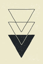 Abstract Triangles #5 Poster och Canvastavla