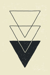 Abstract Triangles #5 Poster och Canvastavla