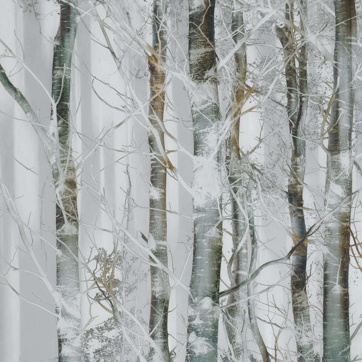 Silver branches Poster och Canvastavla