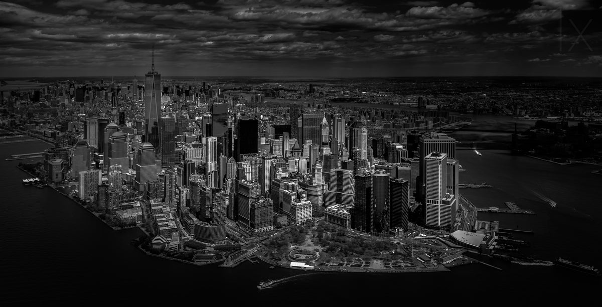 Manhattan - bird's eye view Poster och Canvastavla