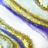 Aubergine Agate Poster och Canvastavla