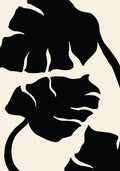 Monstera Black Poster och Canvastavla