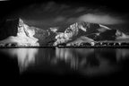 Antarktica Mountain Poster och Canvastavla