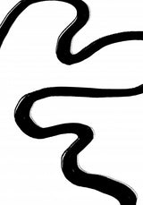 Road Black Poster och Canvastavla