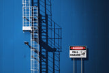 Fall Hazard Poster och Canvastavla