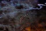 fly over the fantasy lake Poster och Canvastavla