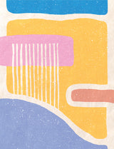 Geometrical Face Poster och Canvastavla