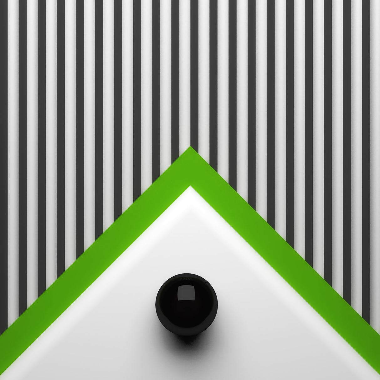 Dot on Triangle Poster och Canvastavla