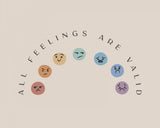 All Feelings Are Valid Poster och Canvastavla