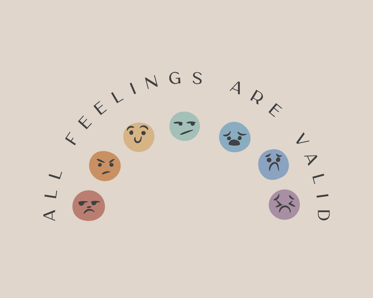 All Feelings Are Valid Poster och Canvastavla