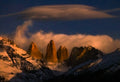 Starry night at Patagonia Poster och Canvastavla