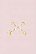 Gold Arrow Poster och Canvastavla