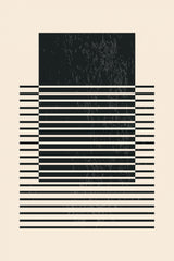 Black and White Line Series #4 Poster och Canvastavla