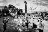 Excited with bubbles Poster och Canvastavla