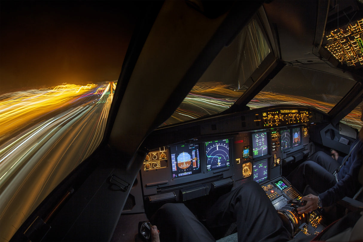Night landing Poster och Canvastavla