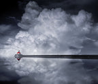 Cloud Desending Poster och Canvastavla