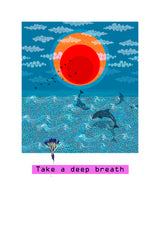 Take a deep breath Poster och Canvastavla