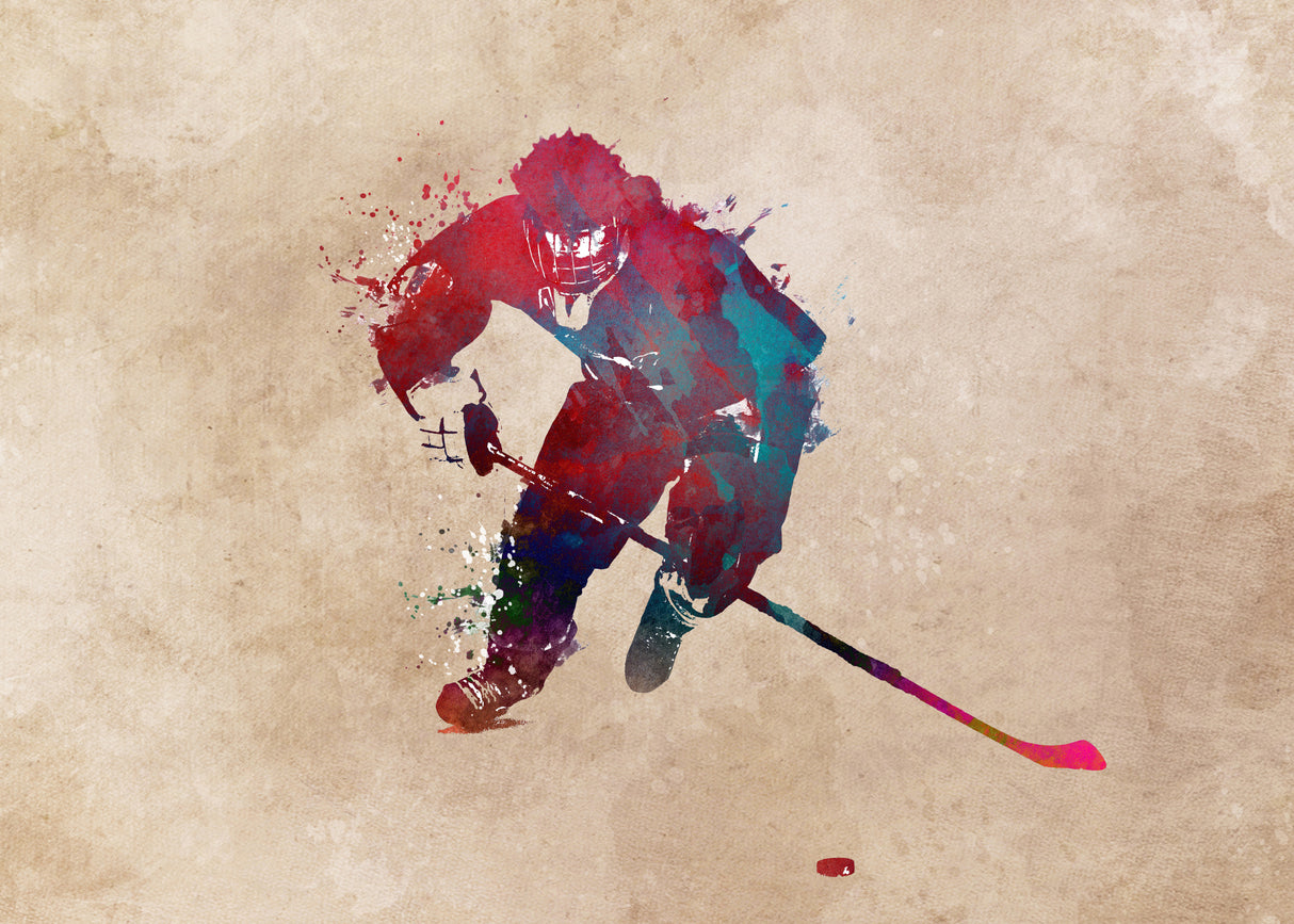 Hockey Sport Art 2 Poster och Canvastavla