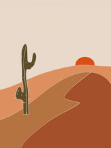 Southwest Sunset Poster och Canvastavla