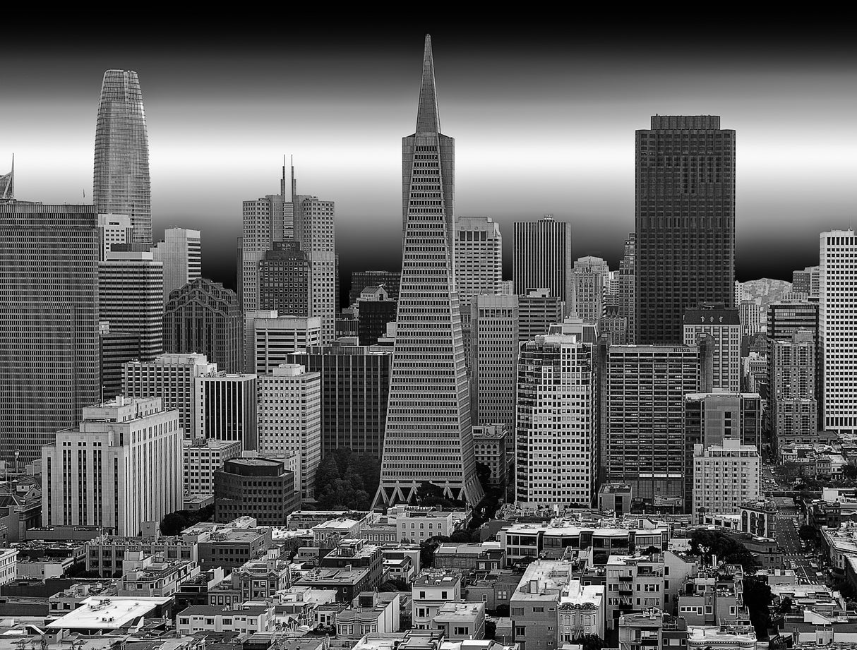Financial district, San Francisco Poster och Canvastavla