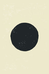 Black Minimal Shapes Series #4 Poster och Canvastavla