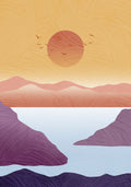 Golden River Poster och Canvastavla