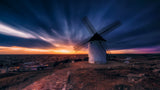 sunset in Mota del Cuervo Poster och Canvastavla