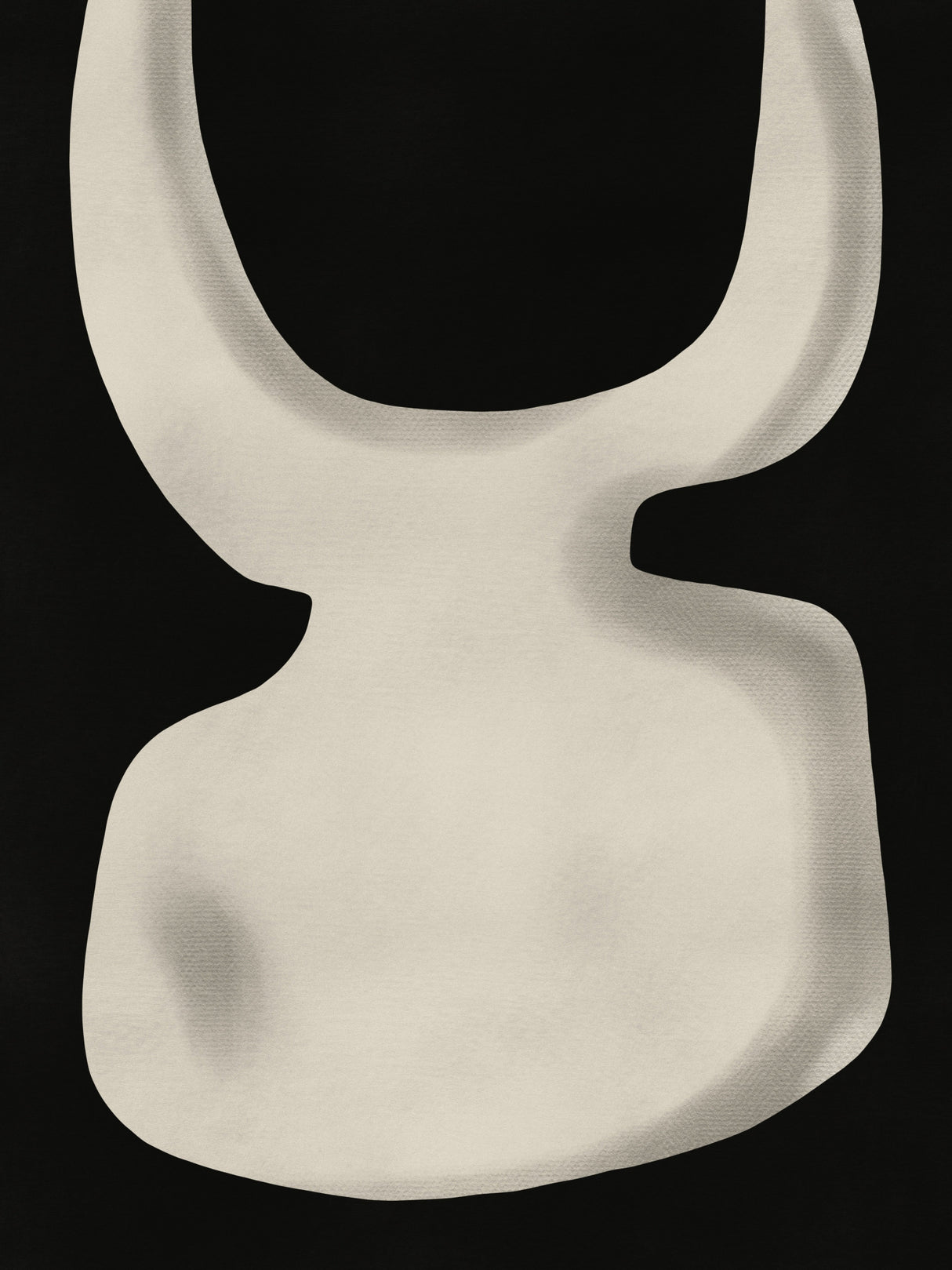 White Tooth Sculpture Poster och Canvastavla