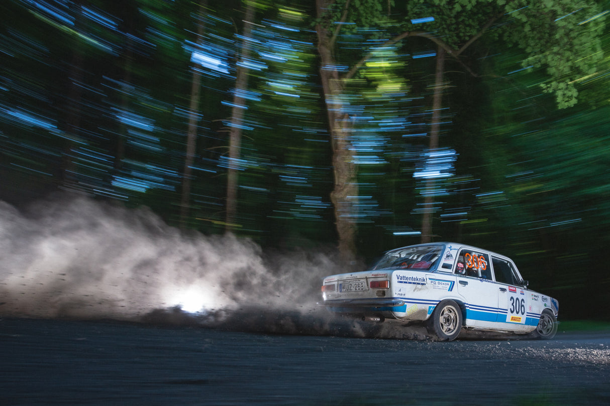 2021. Mecsek Rallye Poster och Canvastavla