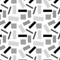 Shapely Black White Geometric Poster och Canvastavla