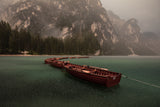 Storm on Braies Poster och Canvastavla