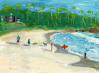 Beach Day Poster och Canvastavla