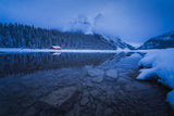 Lake Louise Night Poster och Canvastavla