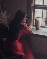 Woman in the Red Dress Poster och Canvastavla