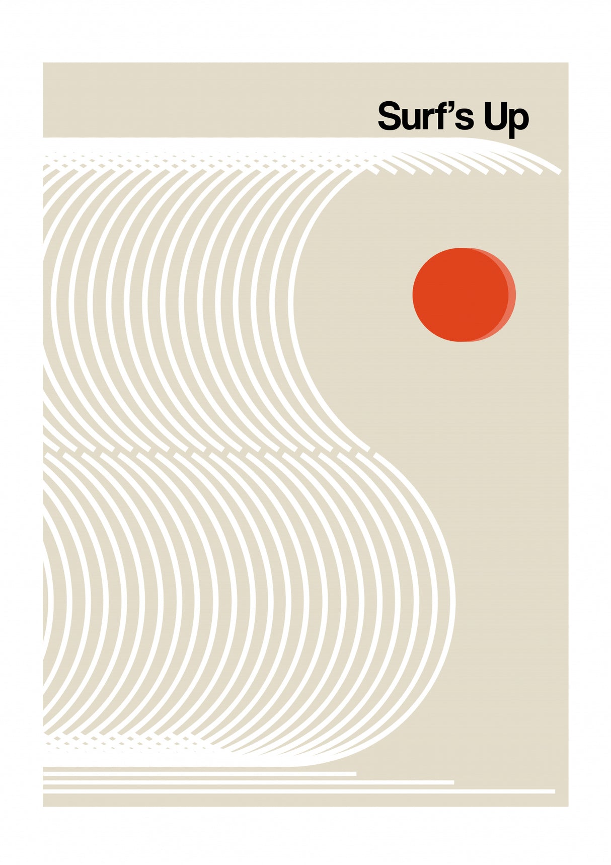 Surf's Up Poster och Canvastavla