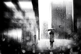 A raining day in Berlin Poster och Canvastavla