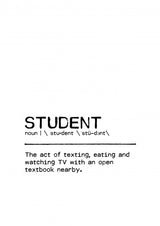 Quote Student Poster och Canvastavla