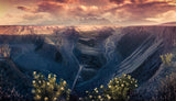 Hongshan Grand Canyon《绽放崖边》 Poster och Canvastavla
