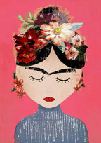 Frida (Pink Version) Poster och Canvastavla