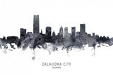 Oklahoma City Skyline Poster och Canvastavla