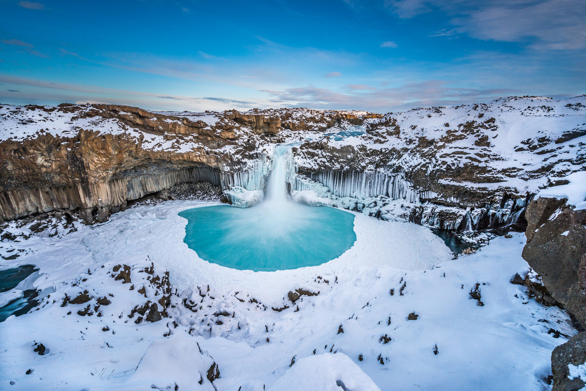 Aldeyjarfoss - the wide view Poster och Canvastavla