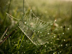 Cobweb and dew no. 2 Poster och Canvastavla