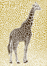 The Majestic Giraffe Poster och Canvastavla