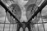 Brooklyn Bridge Poster och Canvastavla