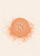 Cantaloupe Splash Poster och Canvastavla