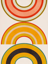 Rainbow Suns 6 Poster och Canvastavla