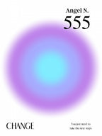 Angel Number 555 Poster och Canvastavla