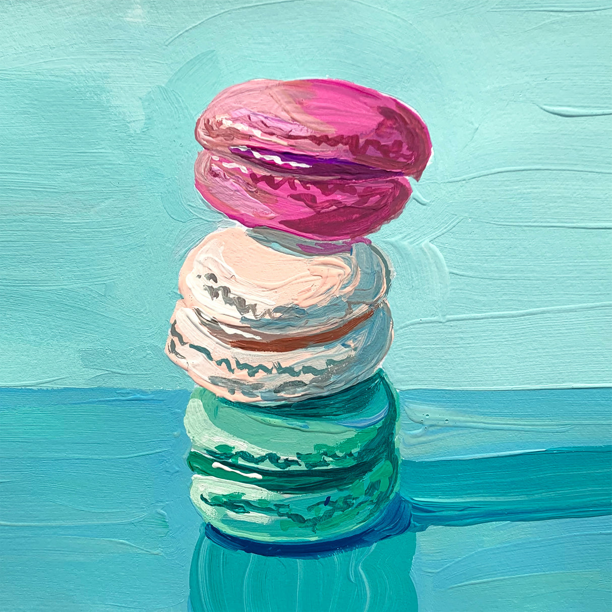 Macarons Poster och Canvastavla