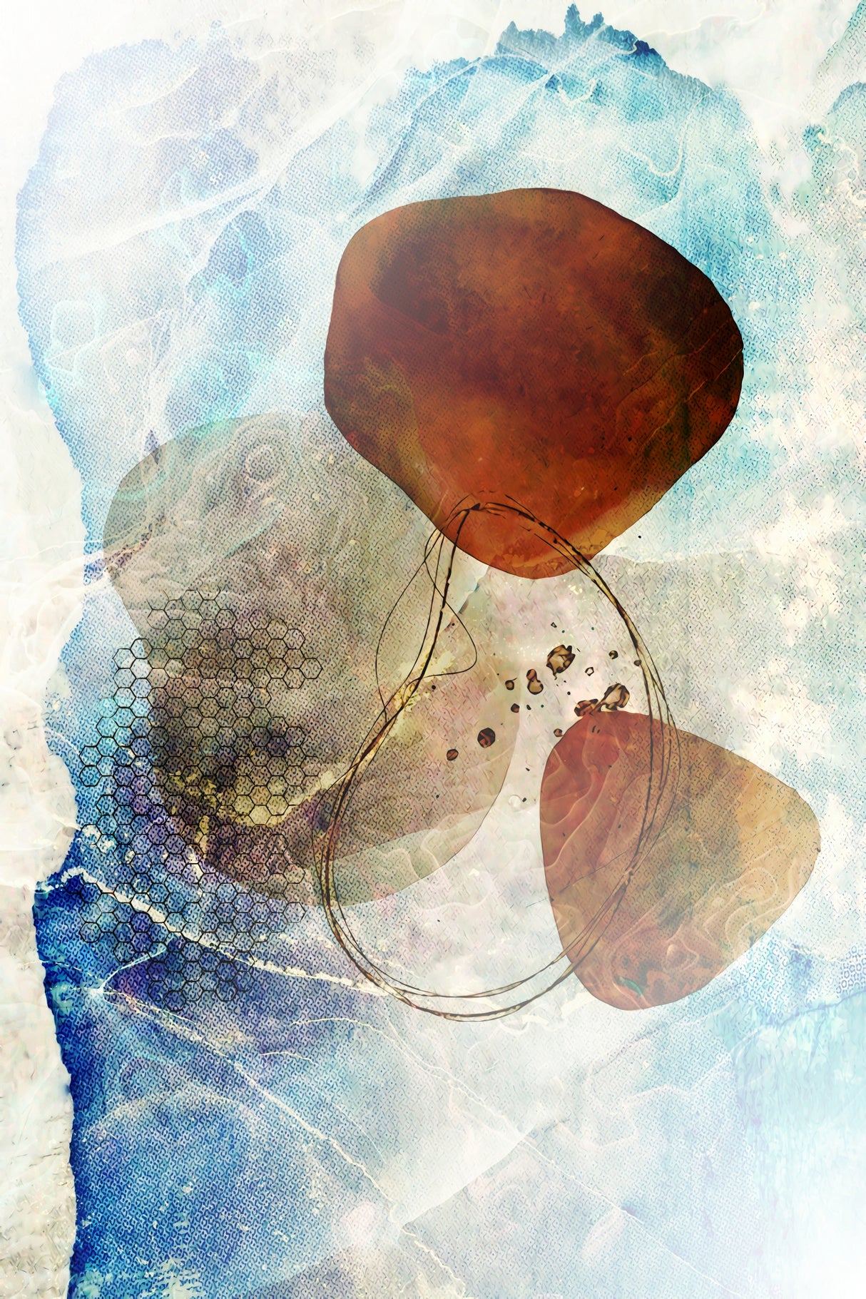 Boho art 5 Poster och Canvastavla