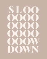 Slow Down 4 Poster och Canvastavla